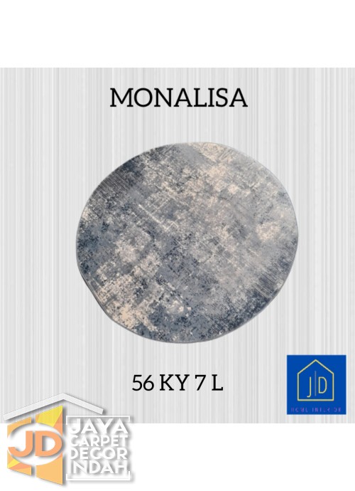 Permadani Monalisa Bulat 56 KY 7 L  Ukuran 120 cm x 120 cm, 160 cm x 160 cm